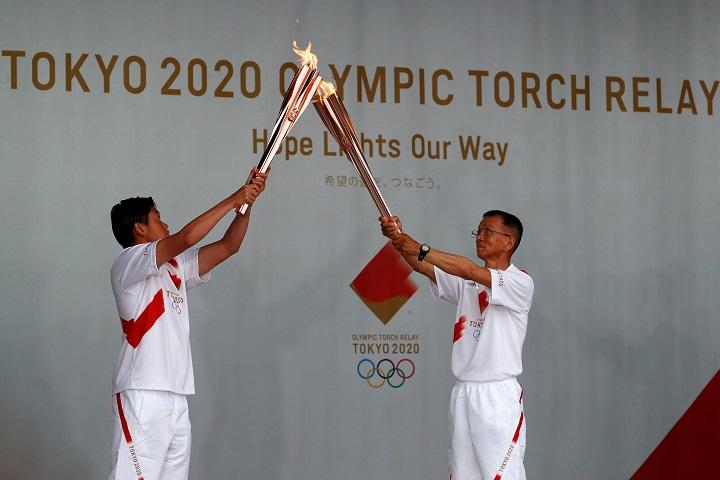 東京五輪の聖火 東京五輪の聖火