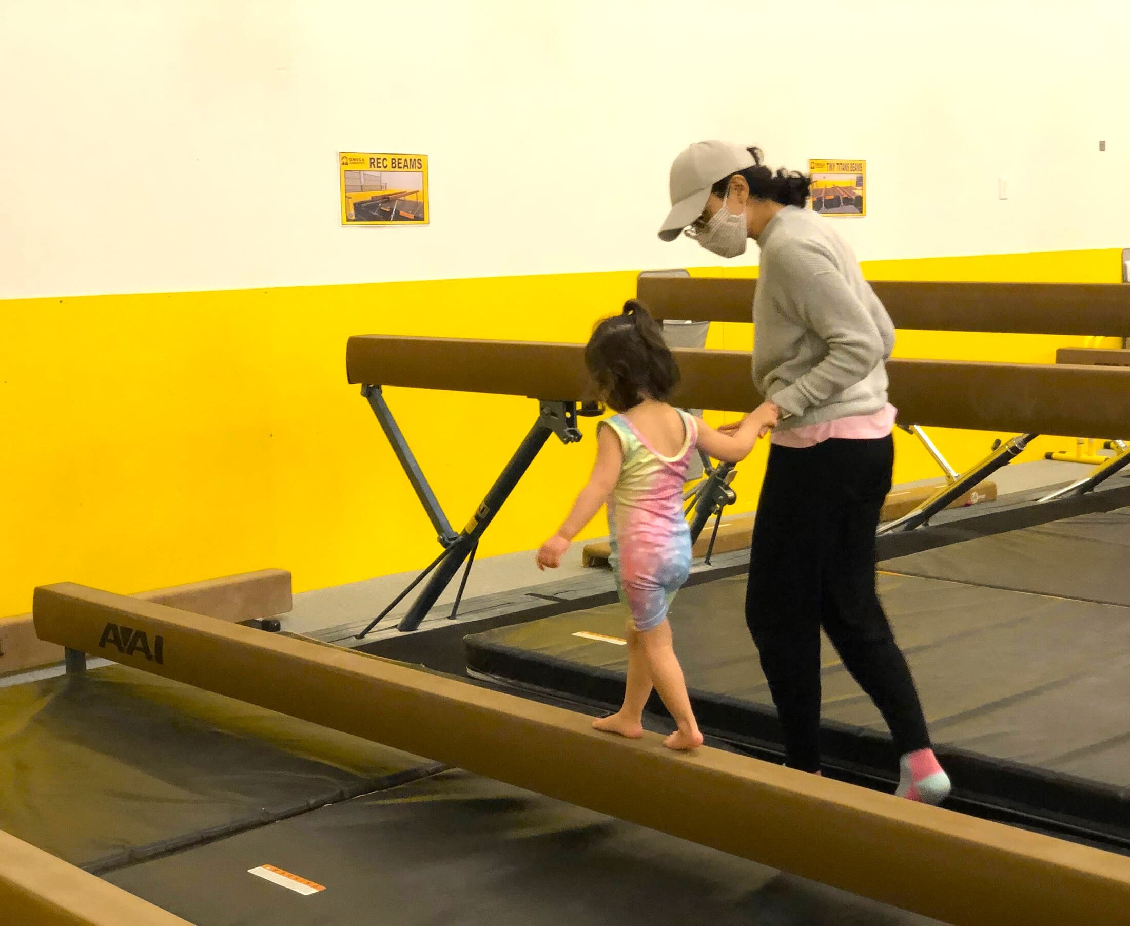 Taking Lucy to Gymnastics - Yayoi Yamamoto, PDX Coordinator LLC.JPG