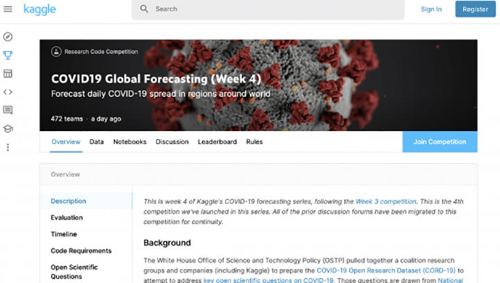 AIで新型コロナの感染要因を探る=米GoogleのコンペサイトKaggle AIで新型コロナの感染要因を探る=米GoogleのコンペサイトKaggle